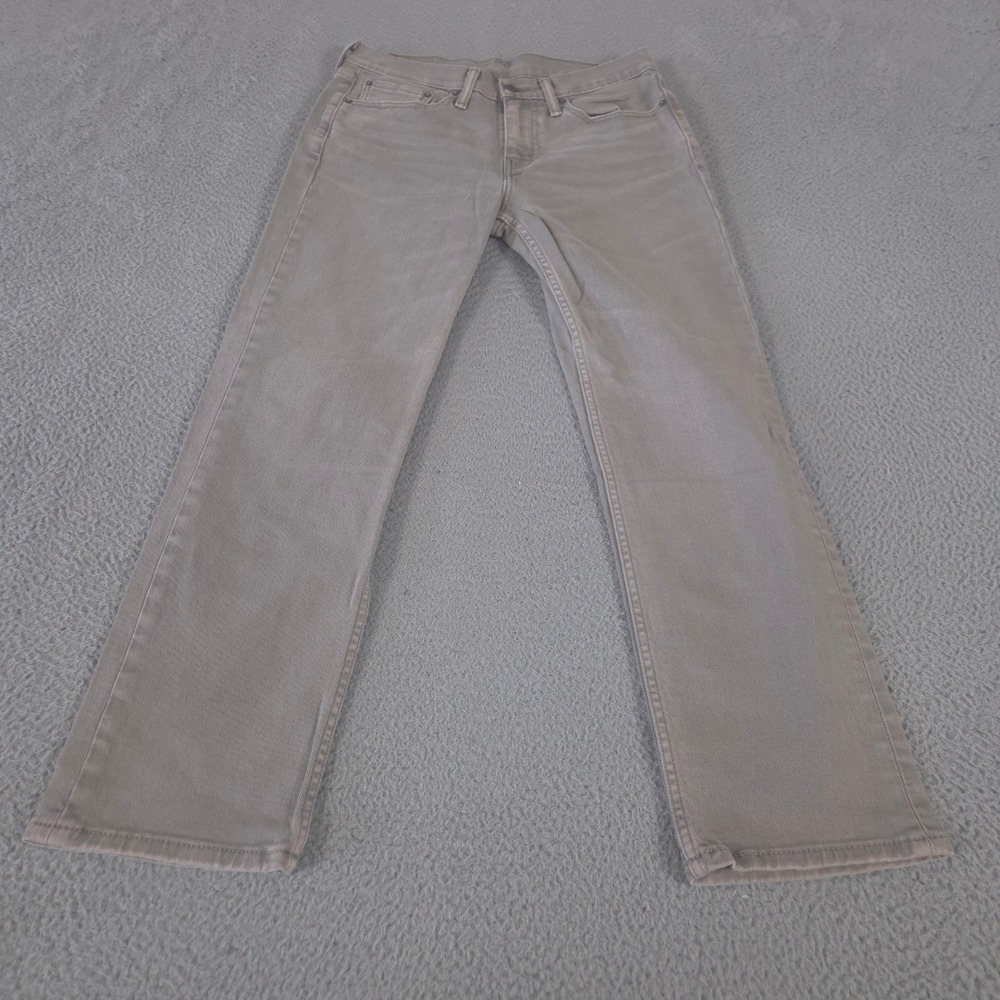Levi's Jeans Mens 31x30 Gray 514 Straight Leg Stretch Cotton Twill Denim Pants